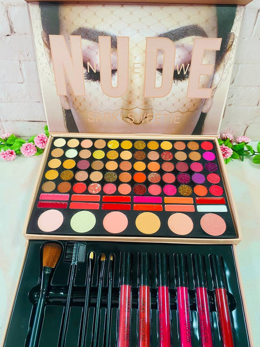 Paleta de sombras y labiales